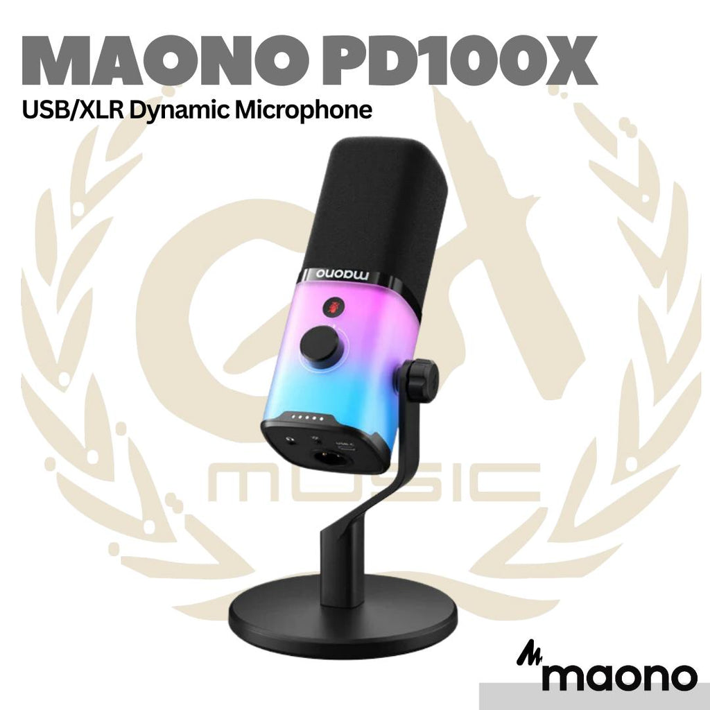 MAONO PD100X USB/XLR Dynamic Microphone - Mic PD-100X Podcast Gaming