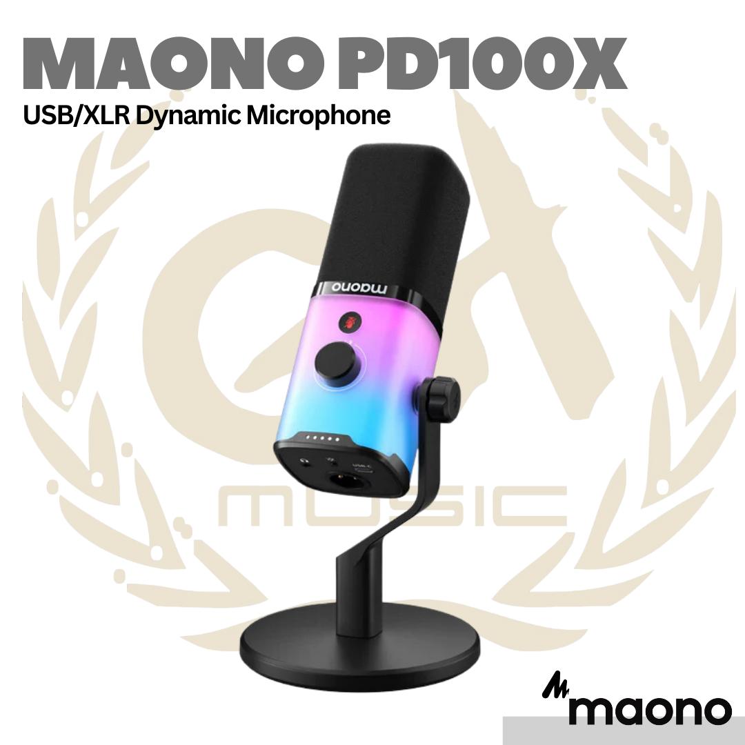 MAONO PD100X USB/XLR Dynamic Microphone - Mic PD-100X Podcast Gaming