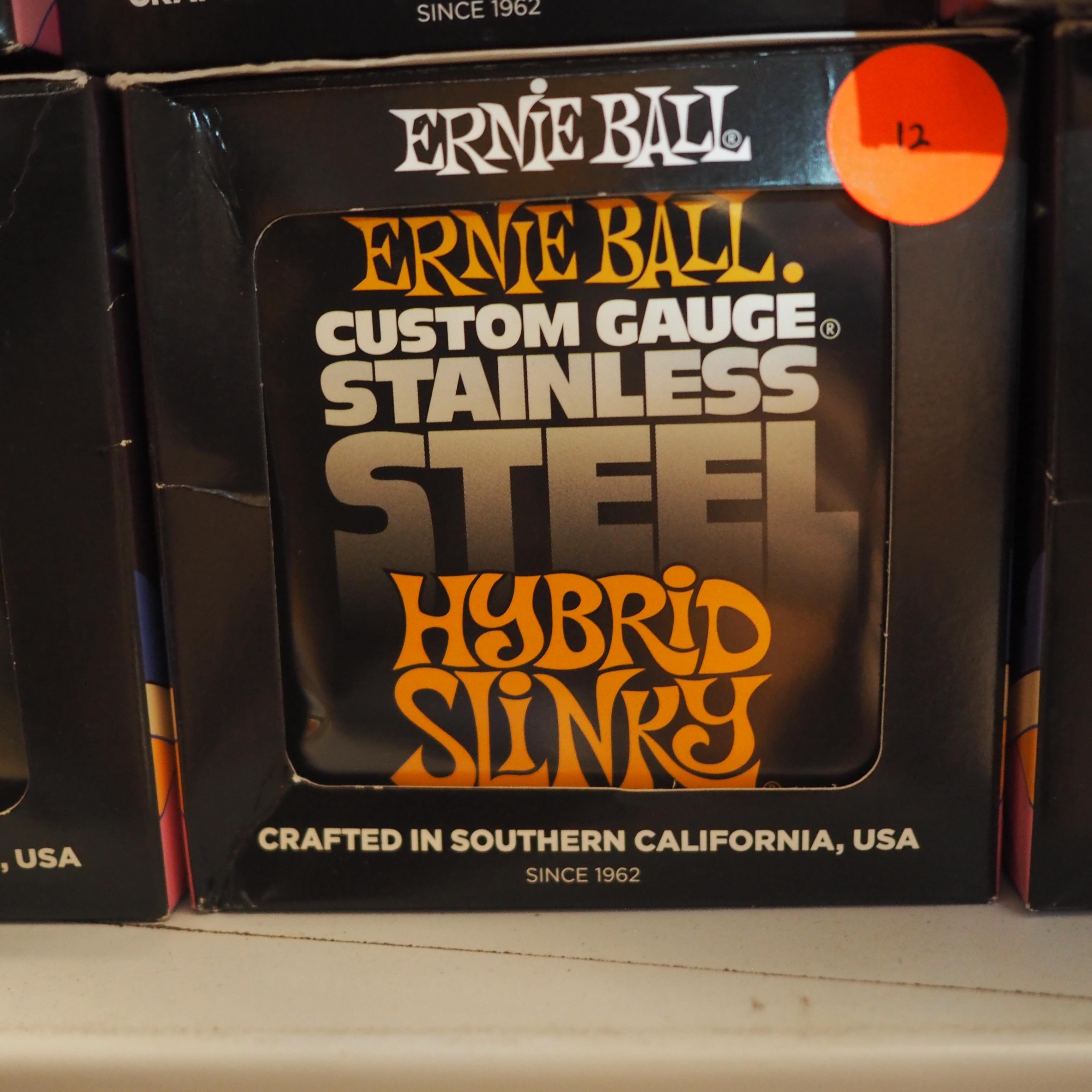 Ernie Ball 2247 Hybrid Slinky Stainless Steel Wound Electric | 9-46