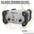 Klark Teknik DI 10P 1-ch Passive Direct Box with Midas Transformer