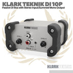 Klark Teknik DI 10P 1-ch Passive Direct Box with Midas Transformer
