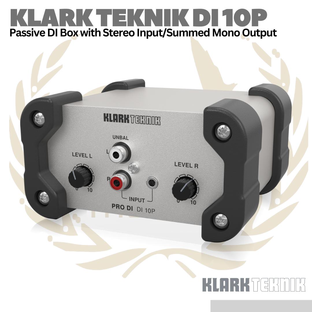 Klark Teknik DI 10P 1-ch Passive Direct Box with Midas Transformer