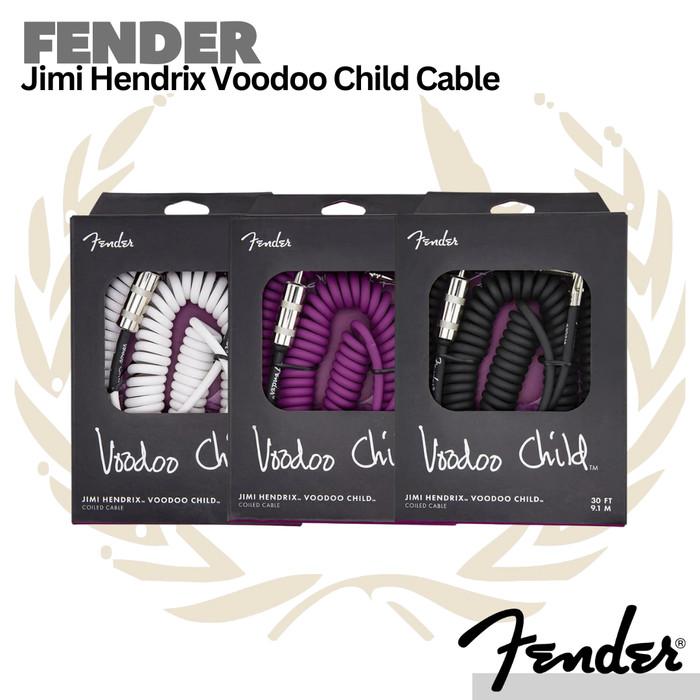 Fender Jimi Hendrix Voodoo Child Guitar Cable - Kabel Jack Instrumen