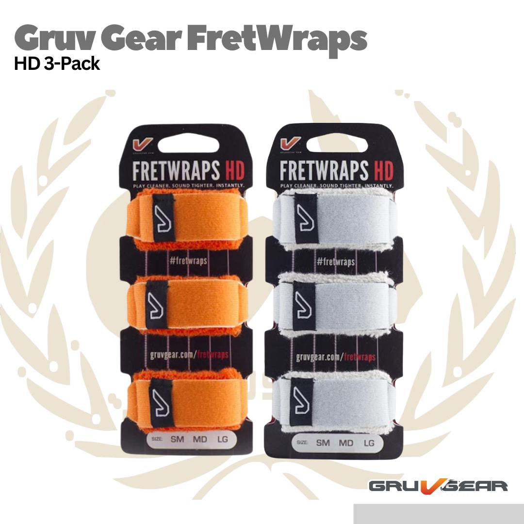 FretWraps by Gruv Gear HD Flare 3-Pack FW-3PK-ORG