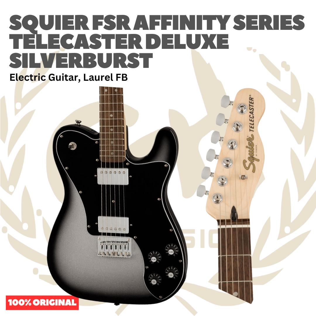 SQUIER FSR Affinity Series Telecaster Deluxe Electric Guitar - Gitar Listrik Elektrik Original Asli