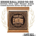 ERNIE BALL Everlast 2550 Coated Acoustic Guitar Strings 10-50 | Senar