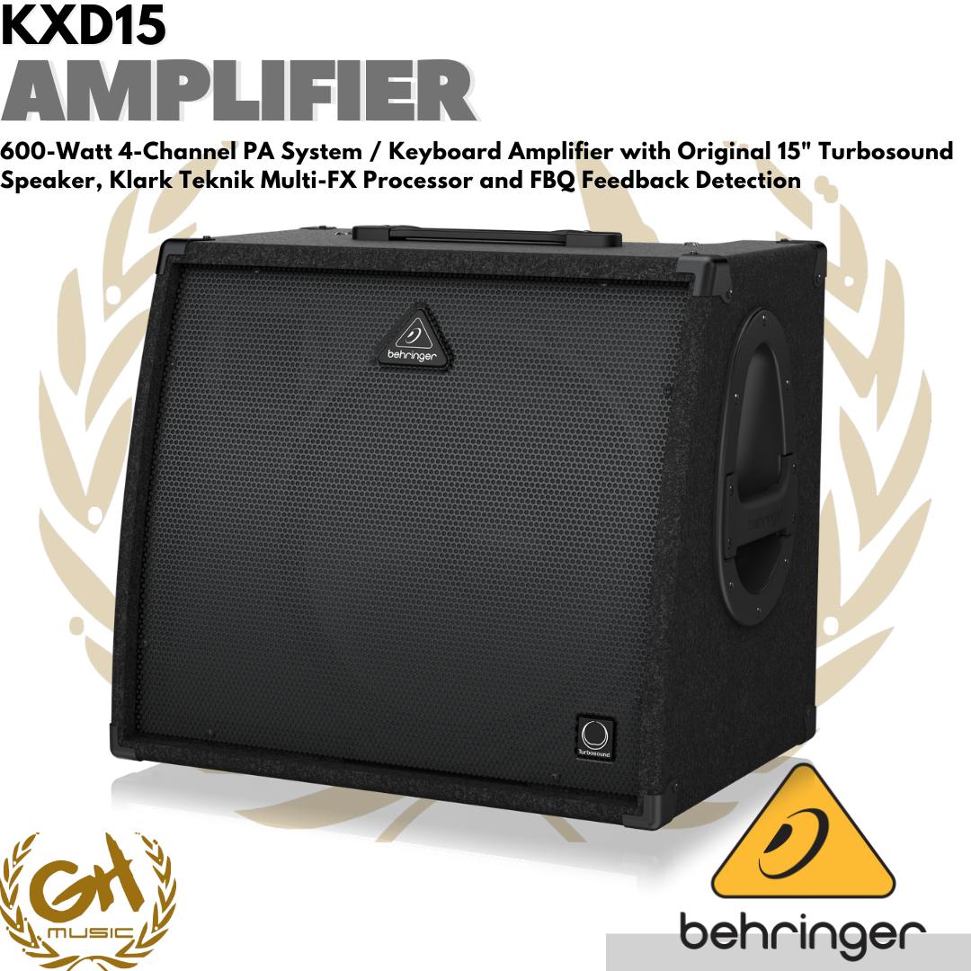 Behringer KXD15 600-Watt 4-Channel PA System / Keyboard Amplifier