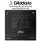 D'Addario NYXL32130 Regular Light 6-String Long Scale Set 32-130 | Senar Bass Elektrik Daddario NYXL Asli Original