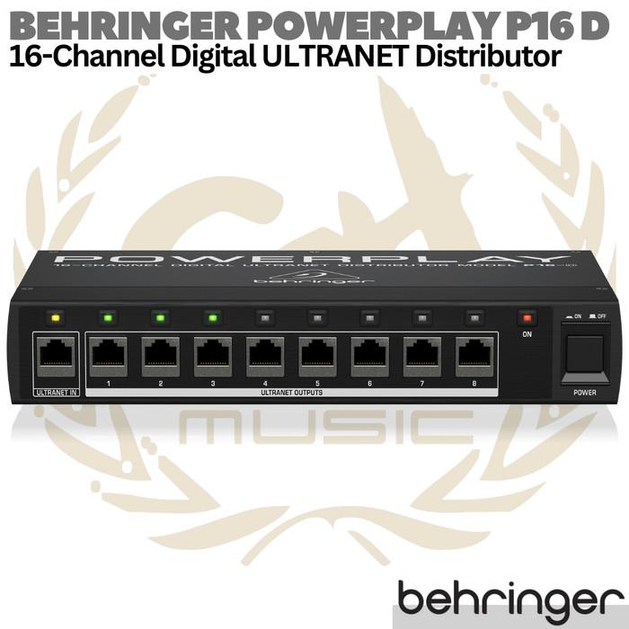 BEHRINGER POWERPLAY P16 D 16 Channel Distribution Module | P16D