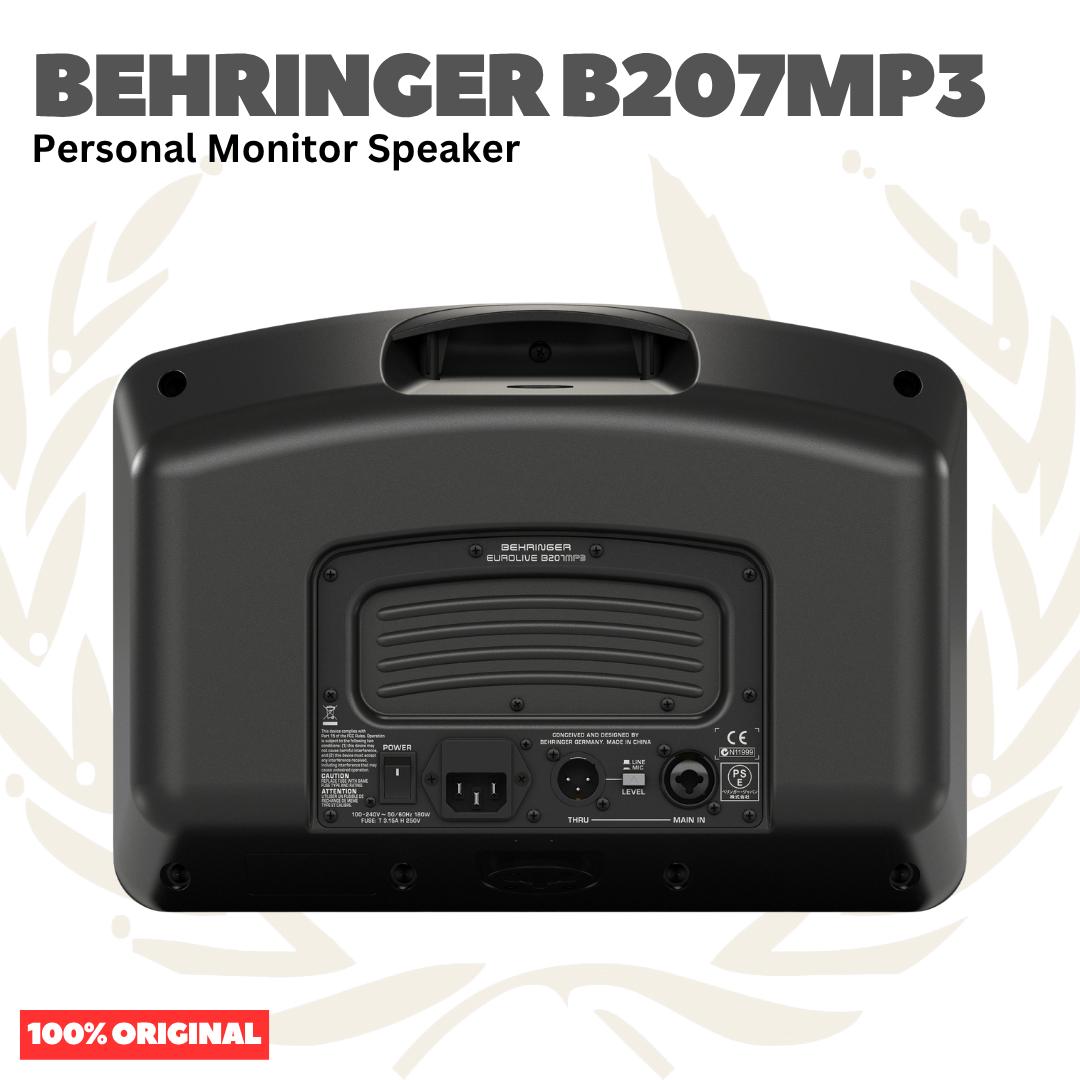 Behringer B207MP3 150w Active 6.5" Personal Monitor Speaker with MP3 Playback - Speaker Monitor Aktif