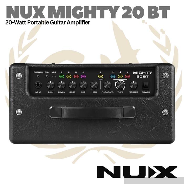 Nux Mighty 20BT MKI & MKII 20W Modeling Guitar Amplifier - Ampli Gitar