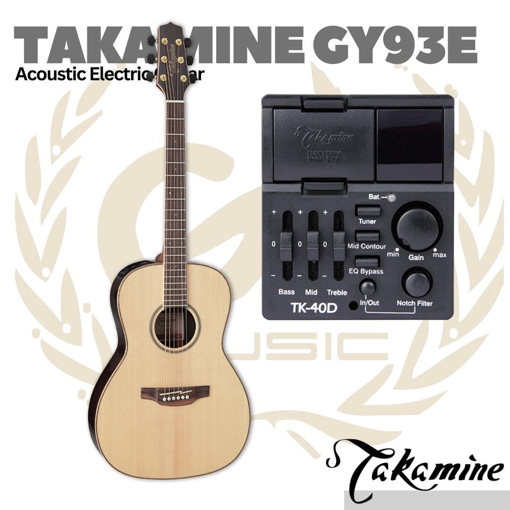 Takamine GY93E Acoustic Electric Guitar - Gitar Akustik Elektrik