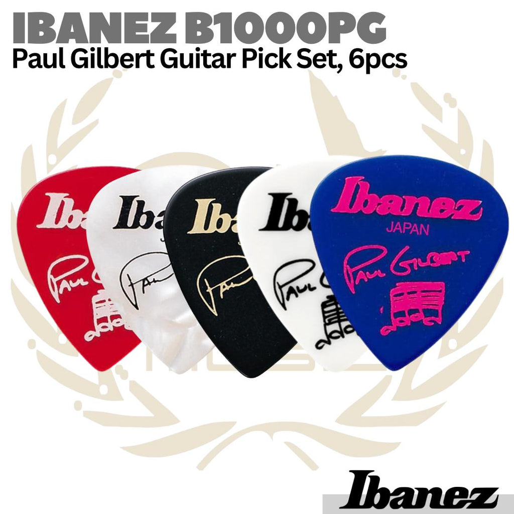 IBANEZ B1000PG Paul Gilbert Guitar Pick Set 6pcs | Pik Gitar