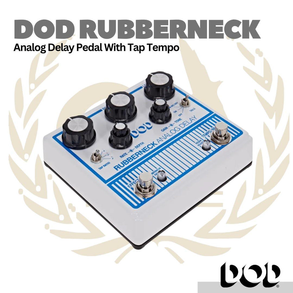 DOD Rubberneck Analog Delay Pedal with Tap Tempo - Efek Gitar