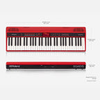 ROLAND GO KEYS 61 Keyboard | GO-61K Gokeys61 Piano Digital GO61K