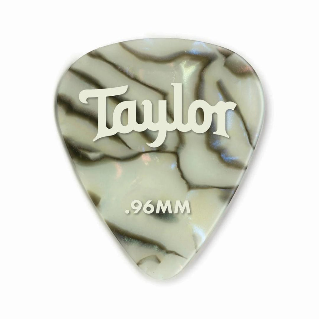 Taylor Celluloid 351 Picks, Abalone 12-Pack - Pick Gitar Bass