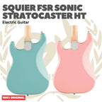 SQUIER FSR Sonic Stratocaster HT Electric Guitar - Gitar Listrik Elektrik Hardtail non Tremolo Original Asli