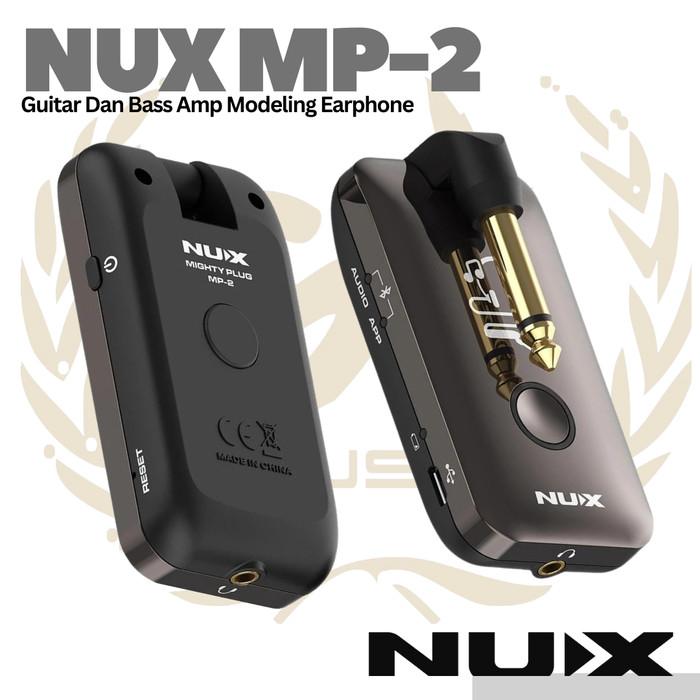 NUX MP2 Mighty Plug Headphone Guitar Amplifier - MP-2 Amplug
