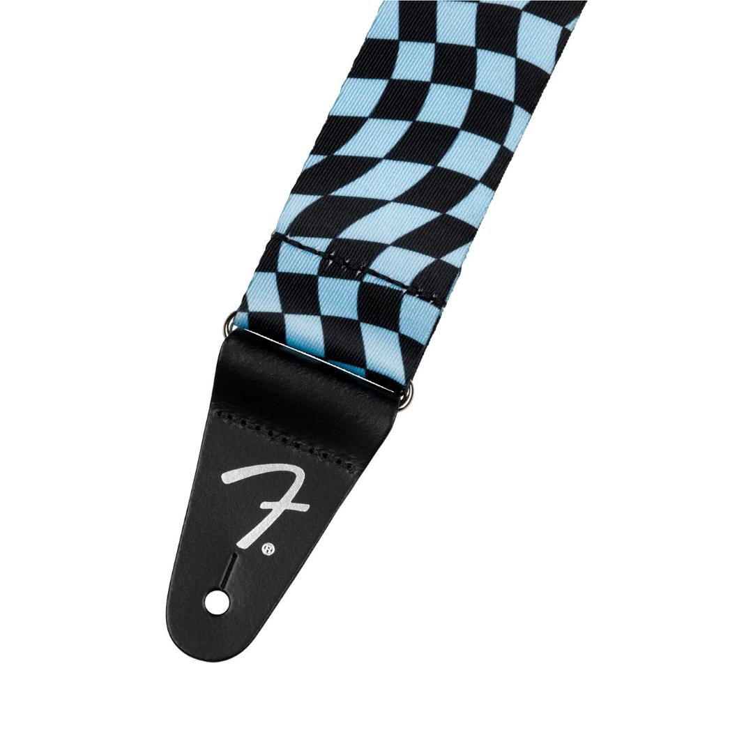 Fender Wavy Checkerboard Polyester Guitar Strap - Strep Gitar