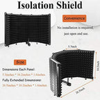 PORTABLE VOCAL BOOTH RECORDING TECH B5
