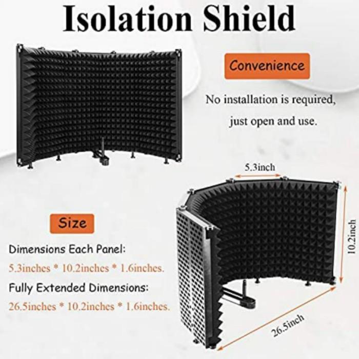 PORTABLE VOCAL BOOTH RECORDING TECH B5