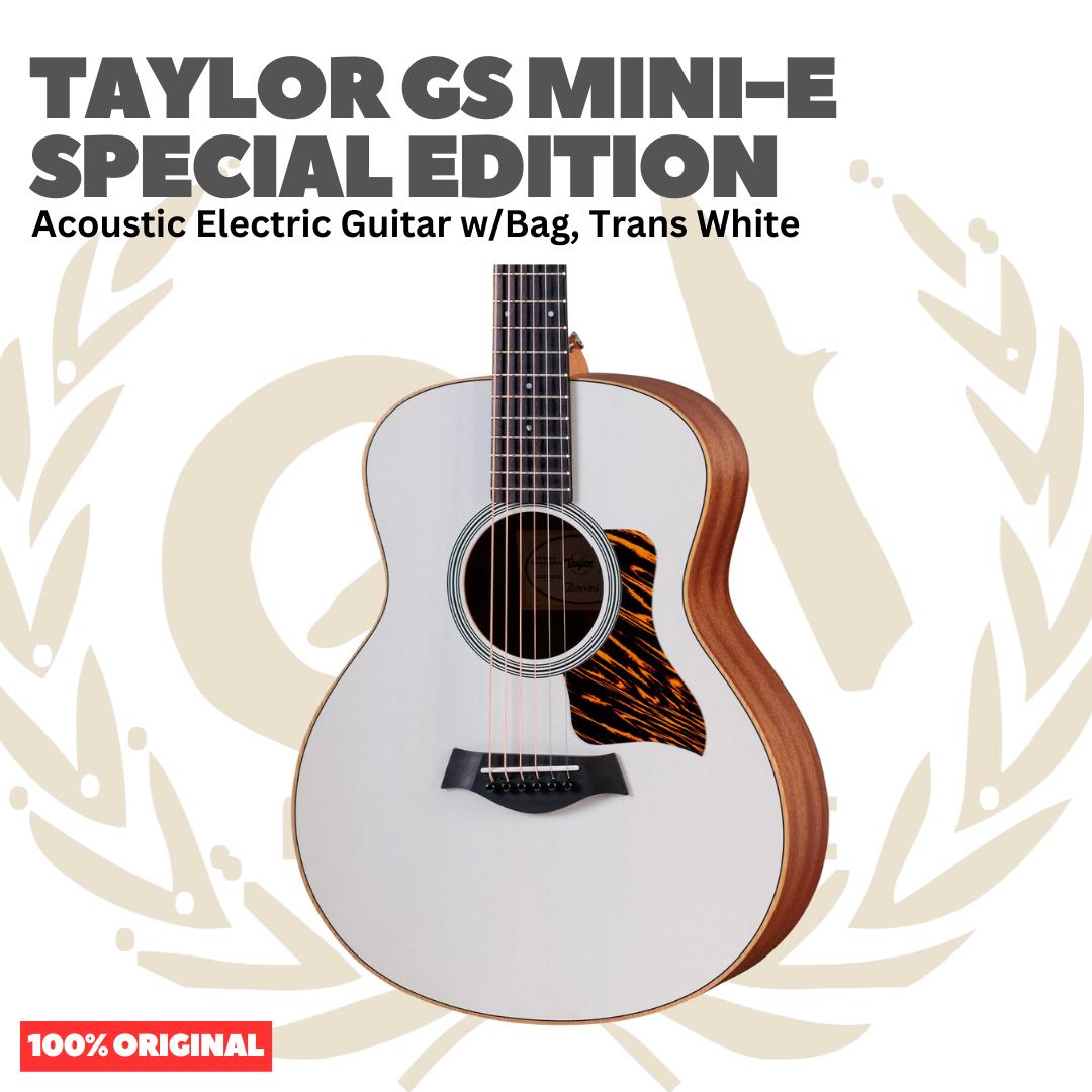 Taylor GS Mini-E Special Edition Acoustic Guitar w/Bag, - Gitar Akustik Elektrik Original Asli