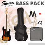 Squier Affinity PJ Bass Guitar Pack | Gig Bag & Rumble 15 Amplifier