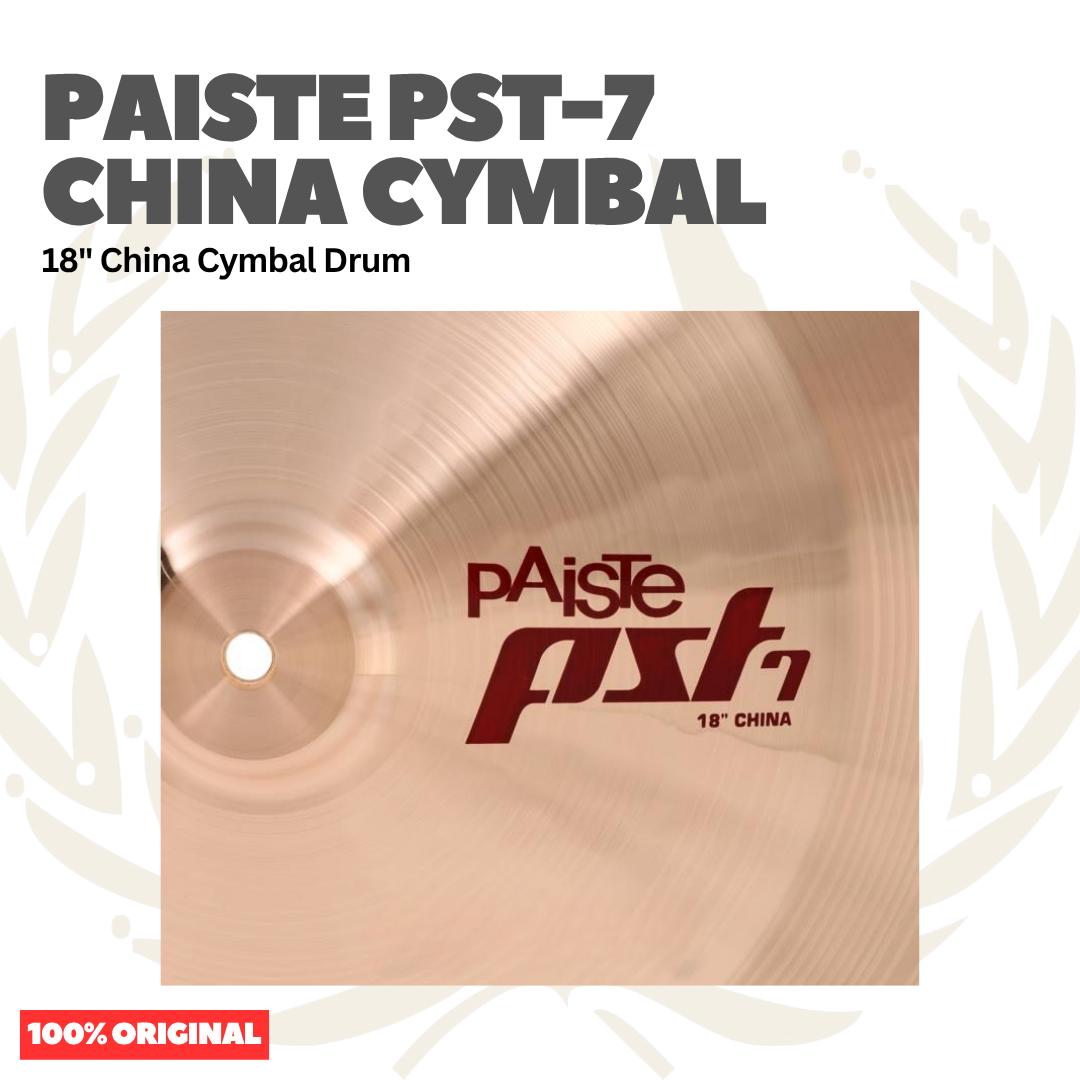 Paiste PST-7 China Cymbal 18inch - Simbal Drum