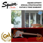 SQUIER AFFINITY SPECIAL STRATOCASTER GUITAR 2-TONE SUNBURTS