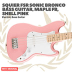 Squier FSR Sonic Bronco Bass Guitar - Bass Listrik Gitar Bass Elektrik Short Scale Original Asli