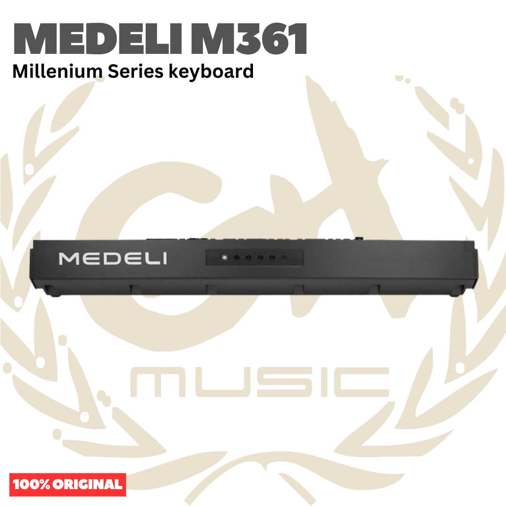 MEDELI M361 61-Keys Millenium Series Keyboard Portable - M 361 Keyboard Original Asli