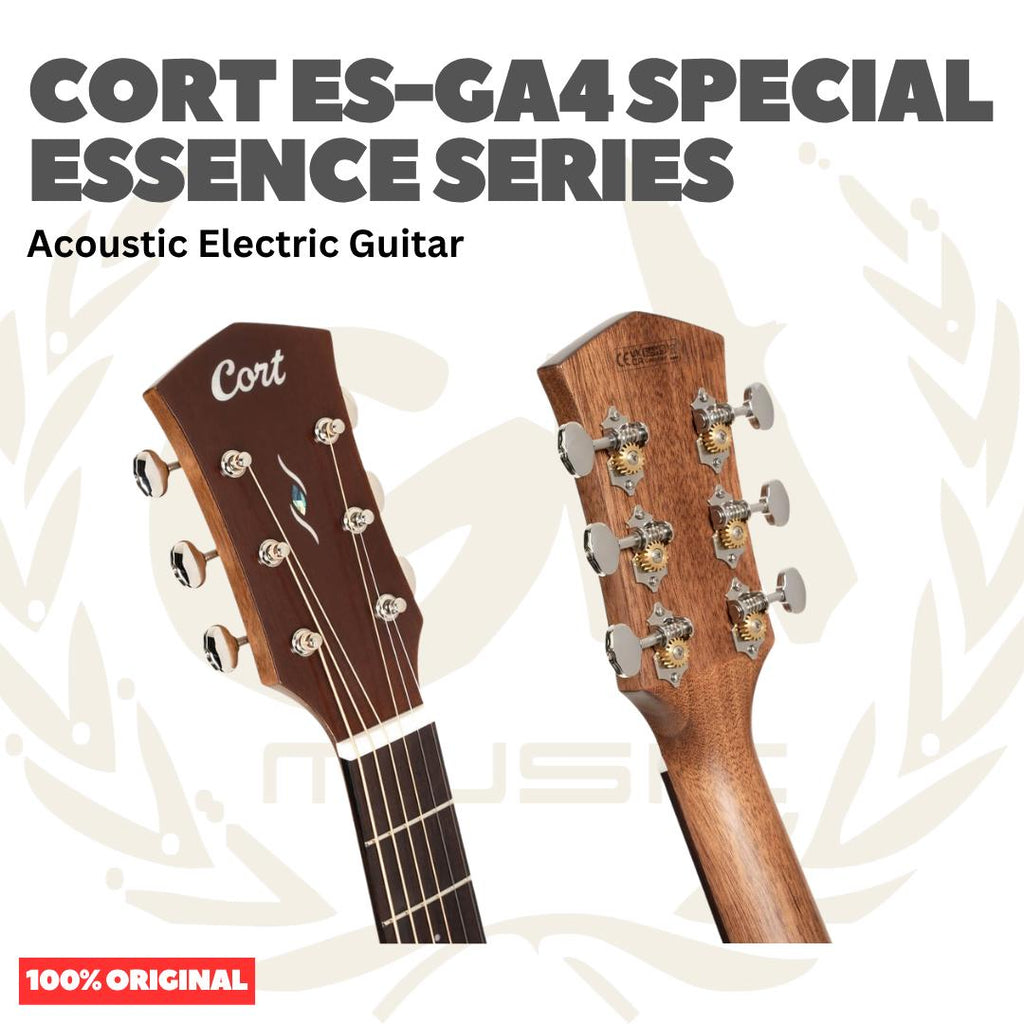 Cort ES-GA4 Special Enssence Series Acoustic Electric Guitar - Gitar Akustik dengan Preamp