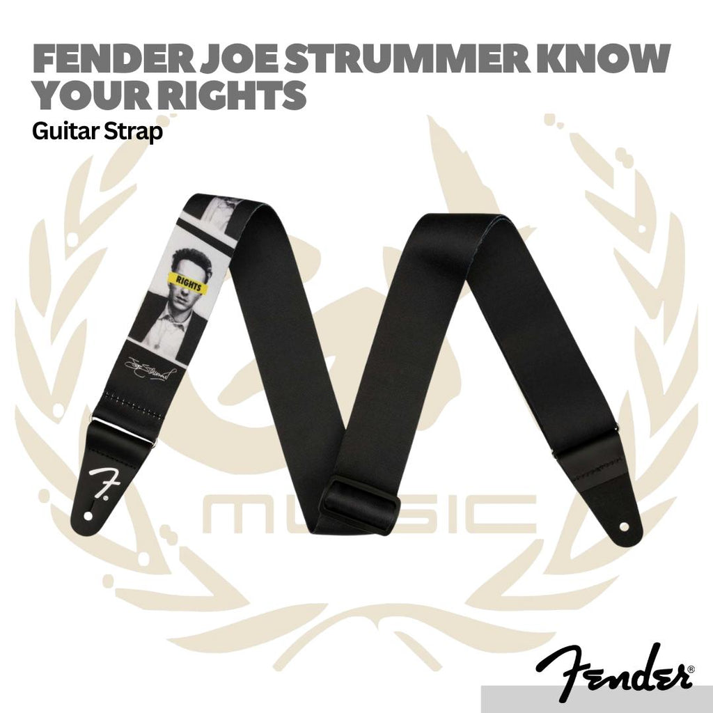 Fender Joe Strummer Know Your Rights Guitar Strap - Strep Gitar Bass