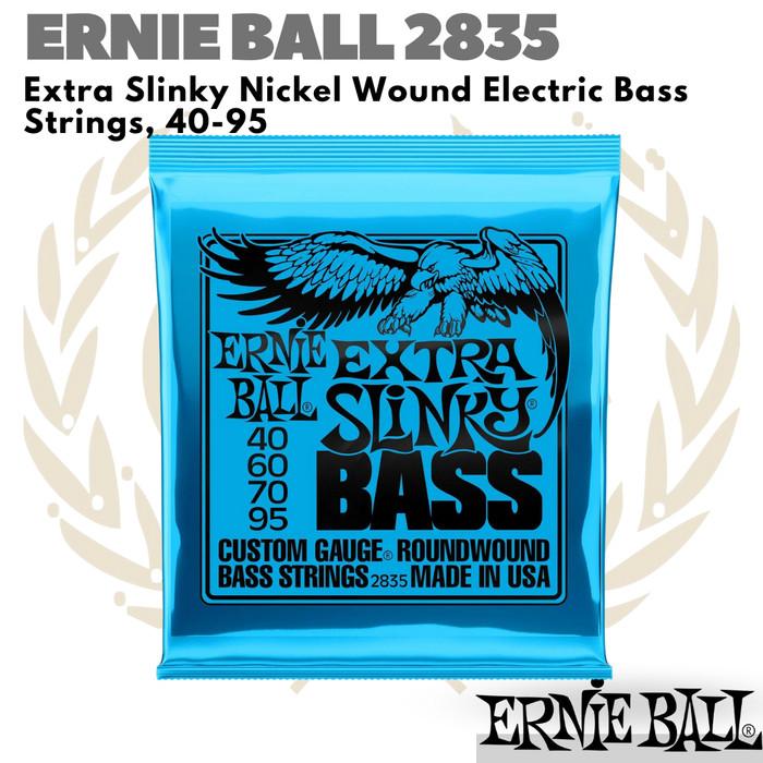 ERNIE BALL 2835 Extra Slinky Nickel Wound 40-95 Senar Bass Elektrik