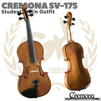 CREMONA SV-175 Violin Outfit | Biola 4/4 3/4 1/2 Size SV175