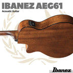 Ibanez AEG61-NMH Acoustic Guitar - Gitar Akustik