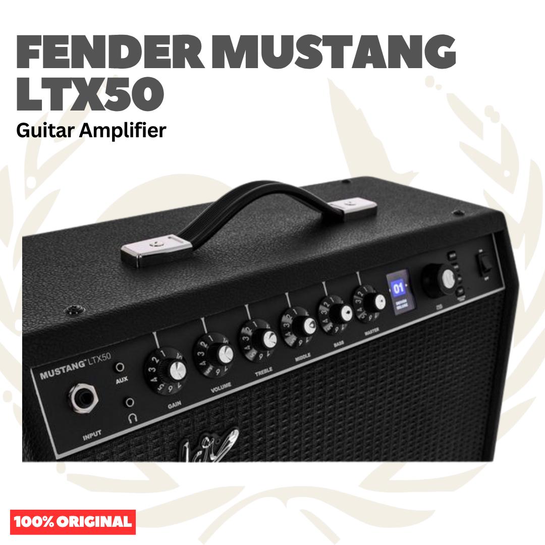 Fender Mustang LTX50 Guitar Amplifier, 230V, EU - Speaker Ampli Gitar 50w