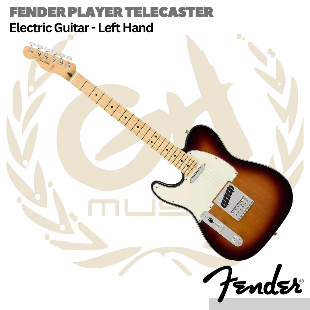 Fender Player Telecaster Left-Handed Electric Guitar, Maple FB - Kidal