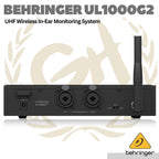 Behringer UL-1000G2 UHF Wireless In-ear Monitoring System | UL1000