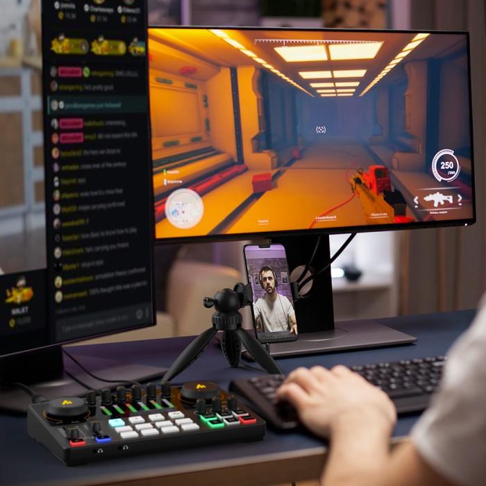 MAONOCASTER E2 / E2A (NEW VERSION) Portable Live Streaming & Podcast Console - Soundcard