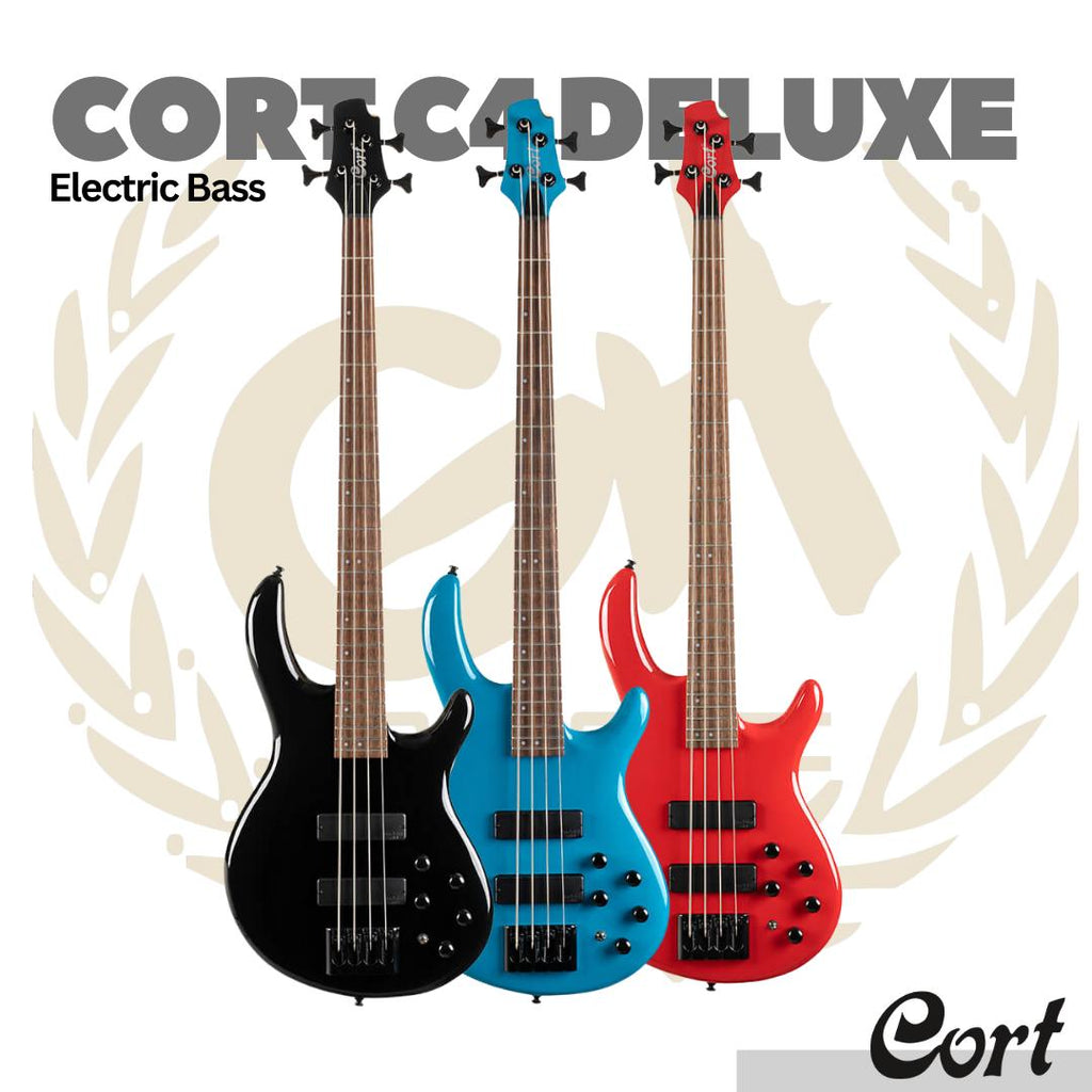Cort C4 Deluxe Electric Bass - Bass Elektrik
