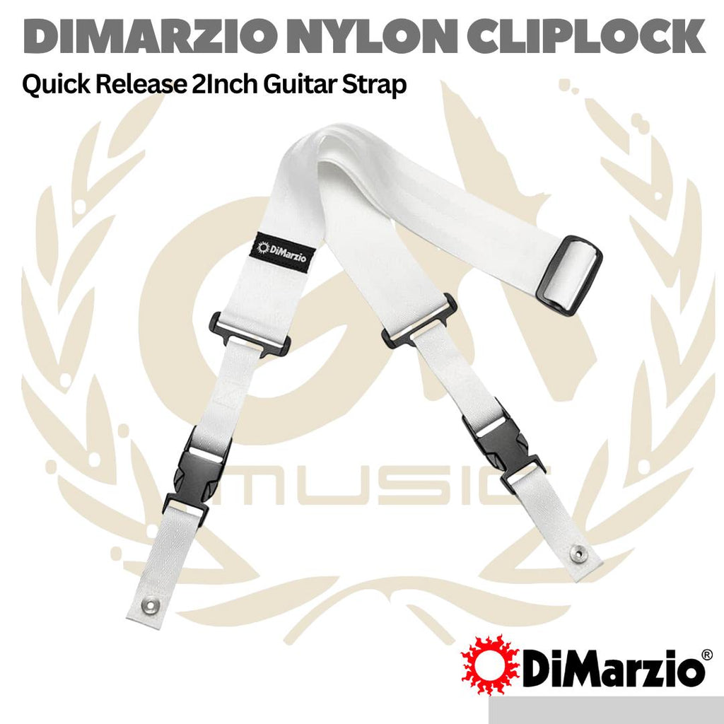 DiMarzio DD2200 Nylon ClipLock Quick Release 2Inch Guitar Strap