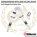 DiMarzio DD2200 Nylon ClipLock Quick Release 2Inch Guitar Strap