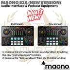 MAONO E2 Maonocaster Live Streaming & Podcast Console | Soundcard AME2