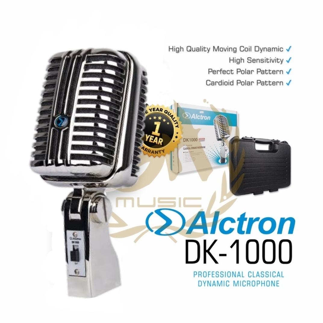 ALCTRON RETRO STYLE DINAMIC MICROPHONE DK1000