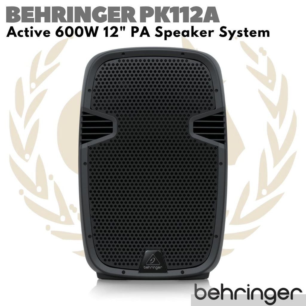BEHRINGER PK112A Active 600W 12" PA Speaker | Spiker Aktif PK 112