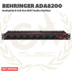 BEHRINGER ADA8200 ADA 8200 Audio Interface with Midas Mic Preamps