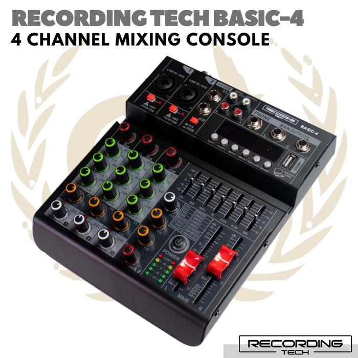 RECORDING TECH BASIC 6 MIXING CONSOLE | Audio MIxer 6 Channel Basic6