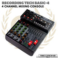 RECORDING TECH BASIC 6 MIXING CONSOLE | Audio MIxer 6 Channel Basic6
