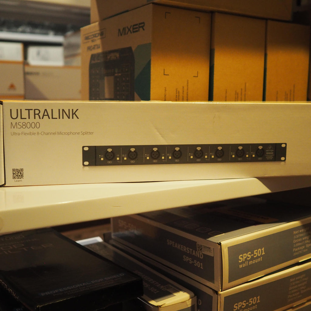BEHRINGER ULTRALINK MS8000 8 Channel Microphone Splitter